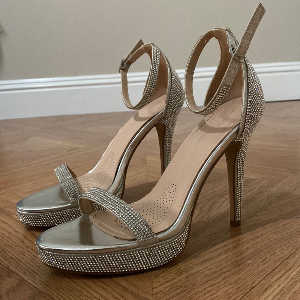 Rhinestone heels
